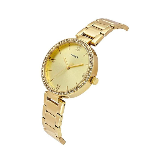 TIMEX Round Dial Analog Women's Watch - TWEL18732