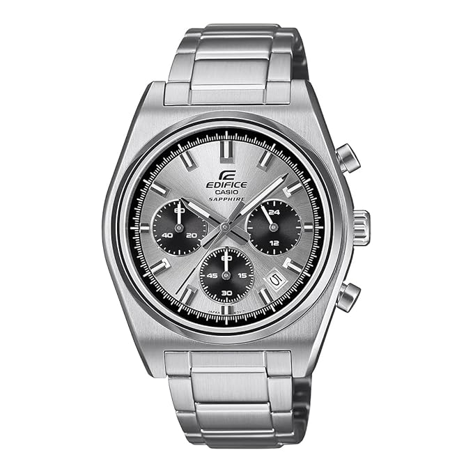 Casio Edifice Panda EFB-730D-7AVUDF Analog Silver Dial Men (ED635)