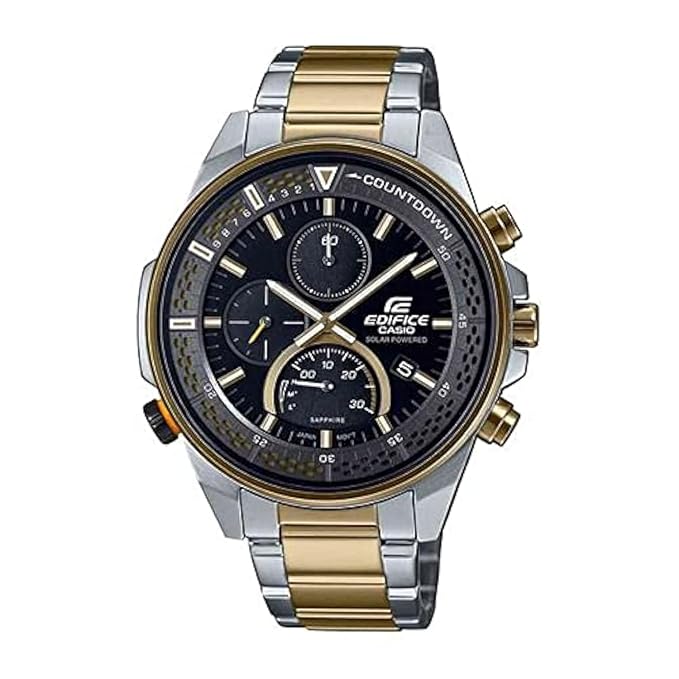 Casio Edifice Analog Black Dial Men Watch - EFS-S590SG-1AVUDF (ED511)