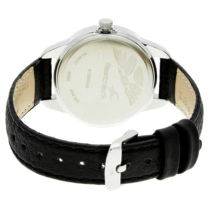 Fastrack Quartz Analog Black Dial Leather Strap Watch for Girls 6129SL02