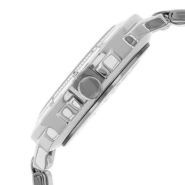 Fastrack Quartz Analog Silver Dial Stainless Steel Strap Watch for Girls NK6135SM01
