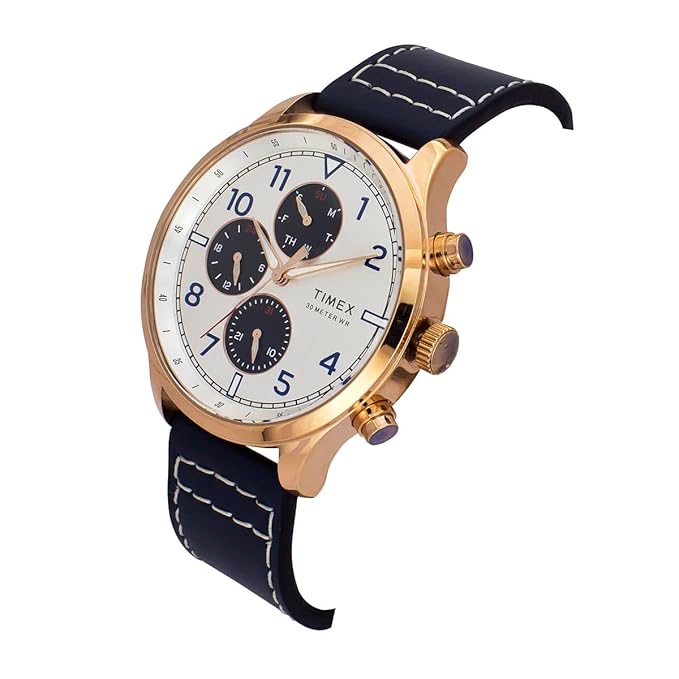 TIMEX Analog Watch for Men with Round Dial & Water Resistant Man's Wrist Watches - TWEG23902