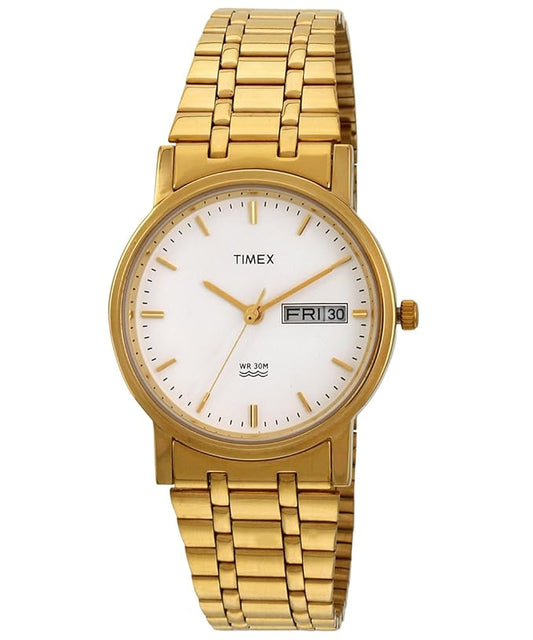 TIMEX Classics Analog Watch for Men with Round Dial & Water Resistant Man's Wrist Watches A503