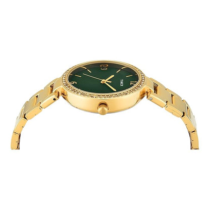 TIMEX Green Round Dial Analog Women's Watch - TWEL18719
