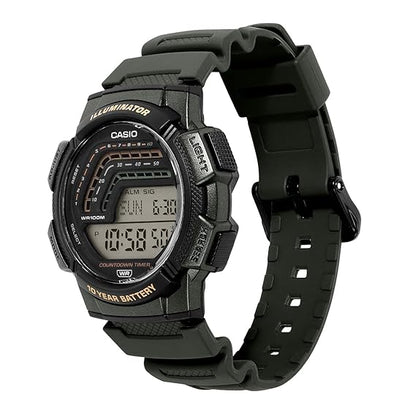 Casio Youth WS-1800-3AVDF Digital Clear Watch Men (A2534)