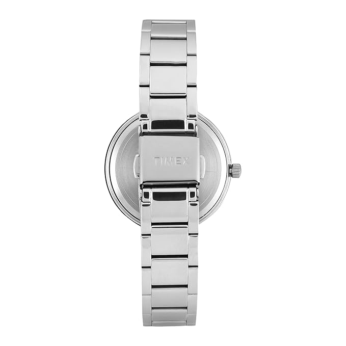TIMEX Trendline Women Quartz Silver Dial Analog Stainless Steel Watch TWEL18730