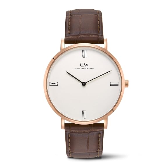 Daniel Wellington Round 41mm Off White Dial Analog Men Watch - DW0DG2301