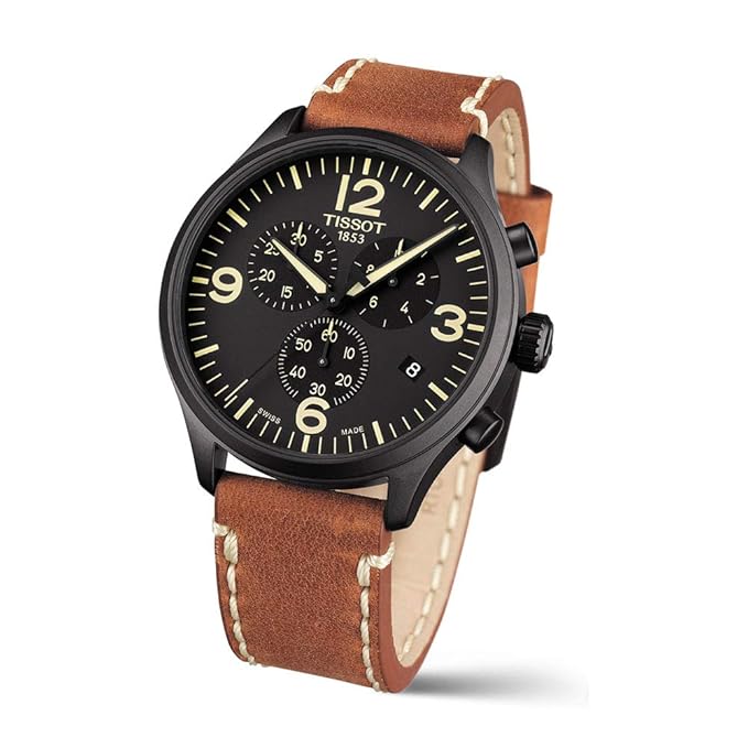 Tissot Chronograph Men's Watch (Black Dial) T1166173605700