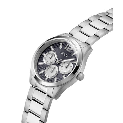GUESS Men Navy Blue Round Dial Analogue Watch- GW0707G1