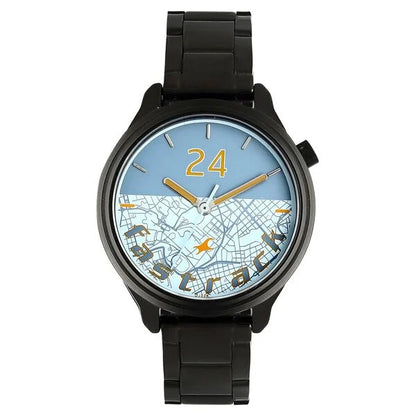 Fastrack Road Trip Quartz Analog Bicolour Dial Stainless Steel Strap Watch for Girls 6188NM02
