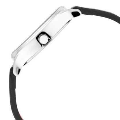 Fastrack I Love Me Quartz Analog Black Dial Leather Strap Watch for Girls NR6189SL01