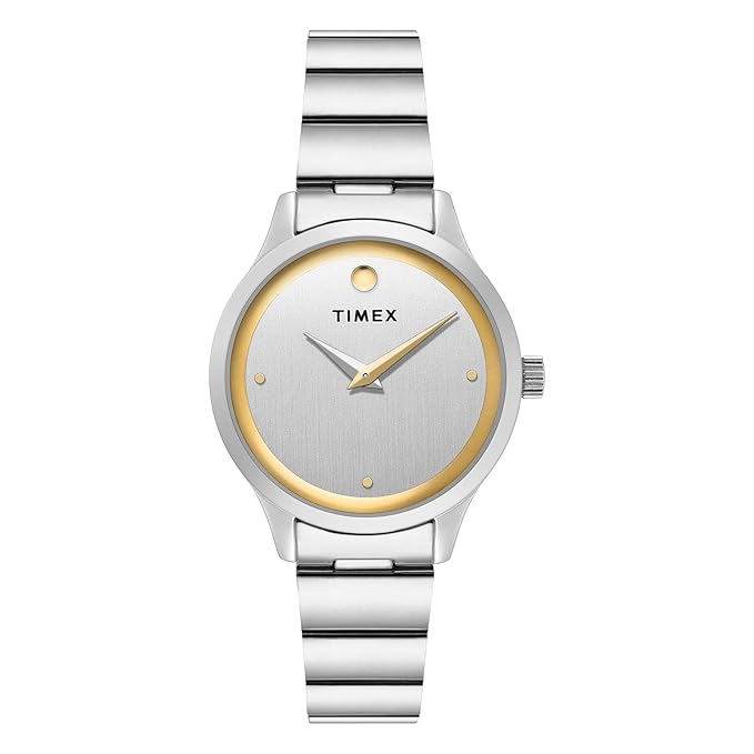 TIMEX Trendline Round 32mm Silver Dial Analog Watch  - For Women TWTL13700