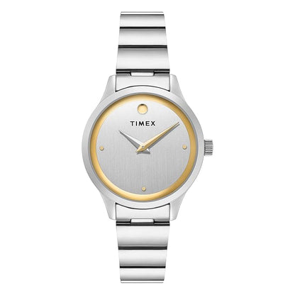 TIMEX Trendline Round 32mm Silver Dial Analog Watch  - For Women TWTL13700