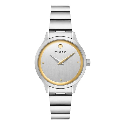 TIMEX Trendline Round 32mm Silver Dial Analog Watch  - For Women TWTL13700