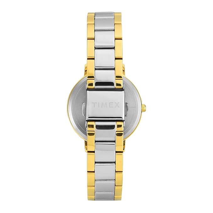 Timex Trendline Women Quartz Green Dial Analog Stainless Steel Watch TWEL15830