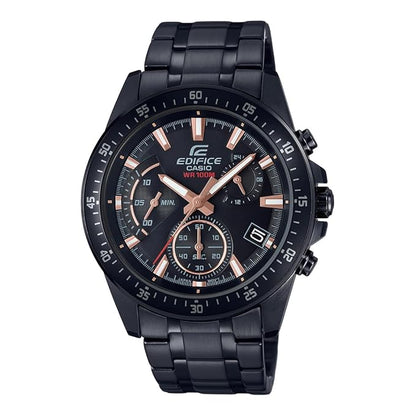 Casio Edifice Analog Black Dial Men's Watch - EFV-540DC-1BVUDF (EX415)