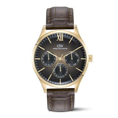 Daniel Wellington Round 41mm Brown Dial Analog Men Watch - DW0DG2401