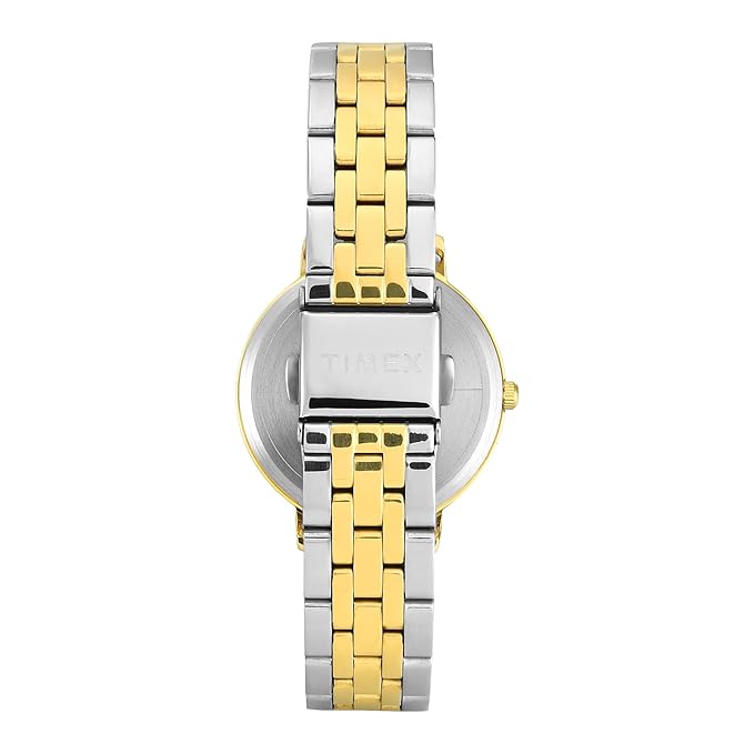 TIMEX Analog Watch for Woman with Round Dial & Water Resistant Women's Wrist Watches TWEL19107