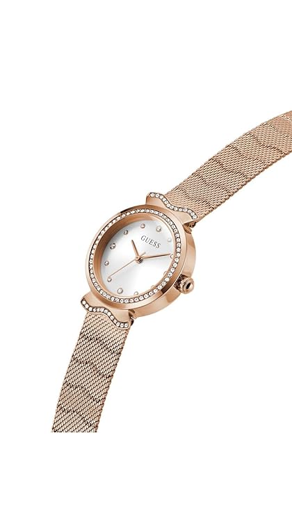 Guess Mermaid White Round Dial Analog Women's Watch - GW0866L3