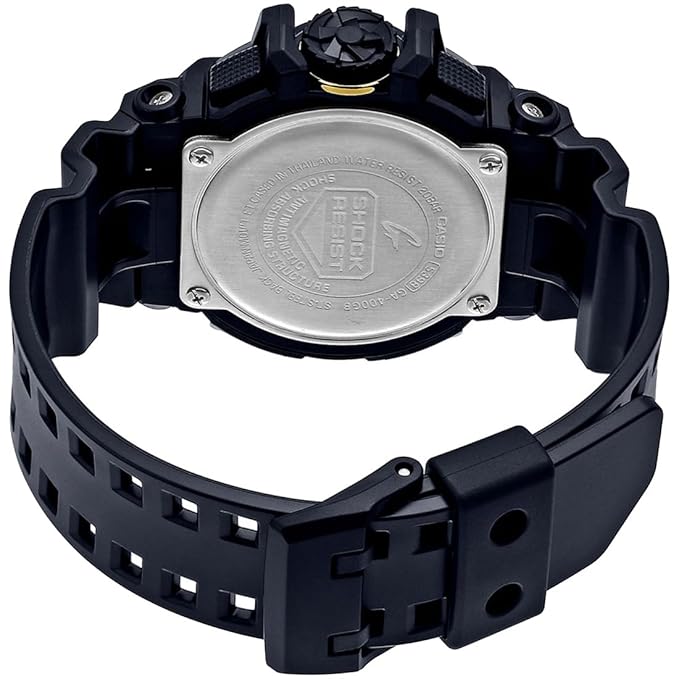 Casio G-Shock GA-400GB-1A9DR Analog-Digital Gold Dial Men Watch Black Resin Strap (G651)