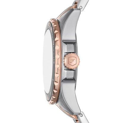 Fossil Blue Dive Two Tone Watch ES5348