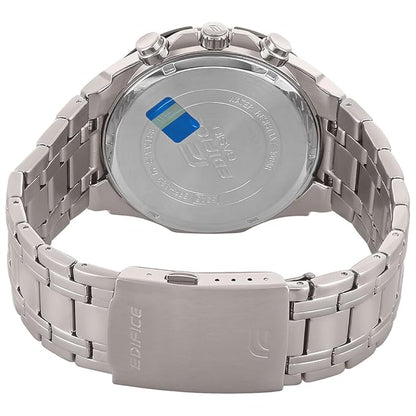 Casio Edifice EFR-539D-1AVUDF Analog Black Dial Men Watch Silver Metal Strap (EX191)
