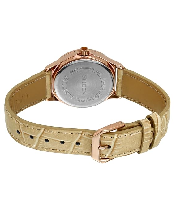 Casio Sheen Multi Function Analog Multi-Color Dial Women's Watch - SHE-4800GL-9AUDR (SX104)
