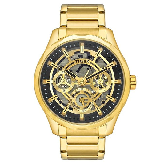 TIMEX Analog Watch for Men with Round Dial & Water Resistant Man's Wrist Watches - TW0TG7628