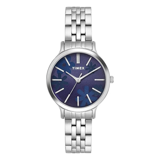 TIMEX Analog Watch for Woman with Round Dial & Water Resistant TWTL12312