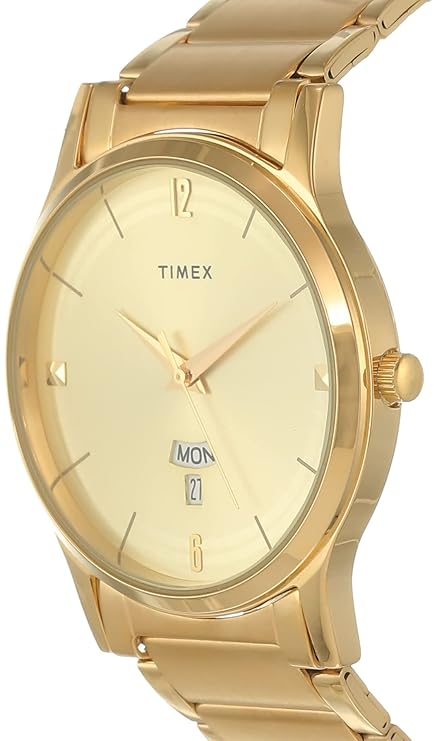 TIMEX Classics Analog Watch for Men with Round Dial & Water Resistant Man's Wrist Watches - TI000R421
