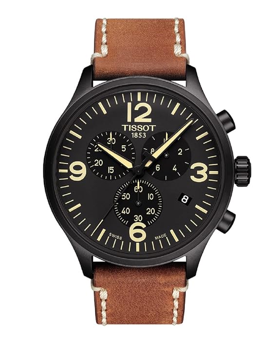 Tissot Chronograph Men's Watch (Black Dial) T1166173605700