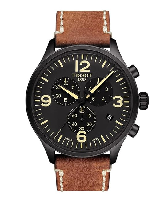 Tissot Chronograph Men's Watch (Black Dial) T1166173605700