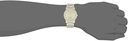 Classics Men Quartz Beige Dial Analog Stainless Steel Watch TW000R426