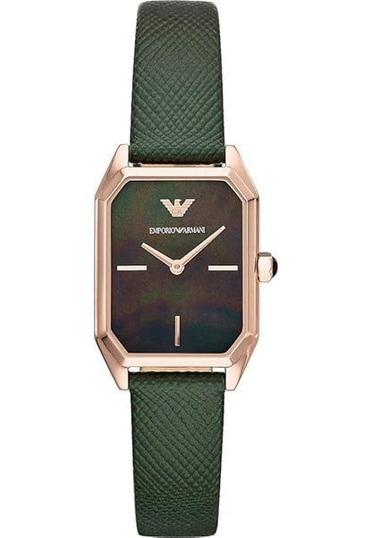 EMPORIO ARMANI AR11149 Women's Analogue Quartz Watch with Leather Strap