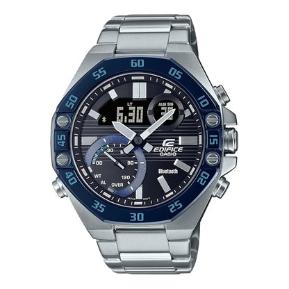 Casio Edifice Bluetooth Connect Analog-Digital Blue Dial Men ECB-10DB-1BDF (ED524)
