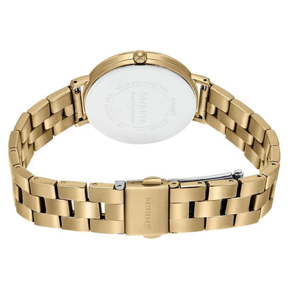 Casio Analog Gold Dial Women's Watch-SHE-4544G-9AUDF - SH248