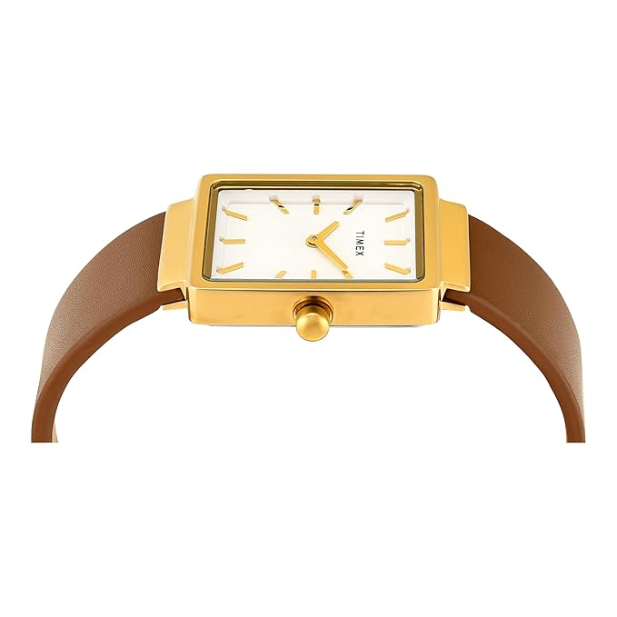 TIMEX Trendline Rectangle 25mm White Dial Analog Watch  - For Women TWEL20700