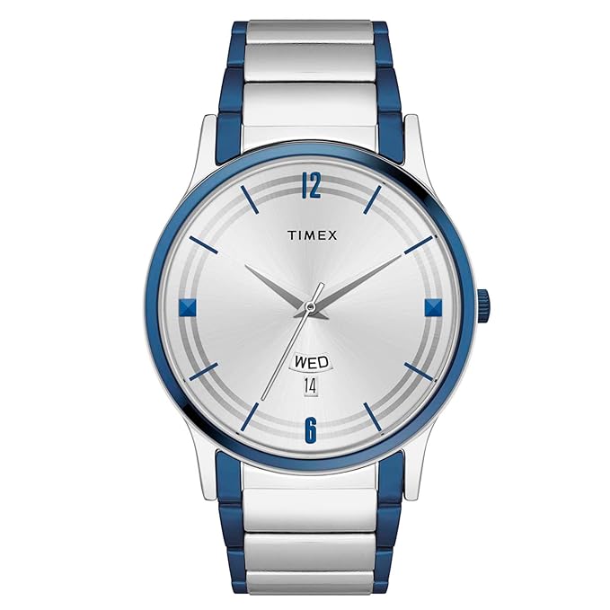TIMEX Trendline Round 39mm Silver Dial Analog Watch  - For Men TW000R467