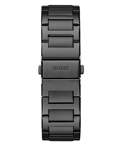 GUESS Men Black Square Stainless Steel Dial Analog Watch- GW0631G2