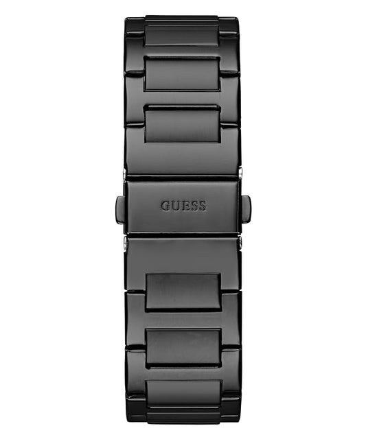 GUESS Men Black Square Stainless Steel Dial Analog Watch- GW0631G2