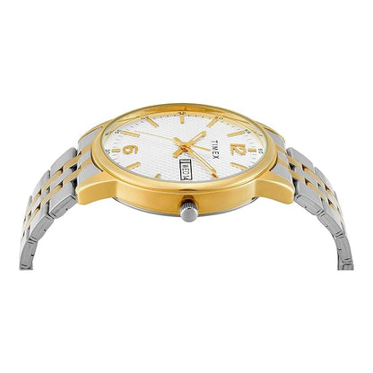 TIMEX Trendline Silver Round Dial Analog Watch  - For Men TWTG12112