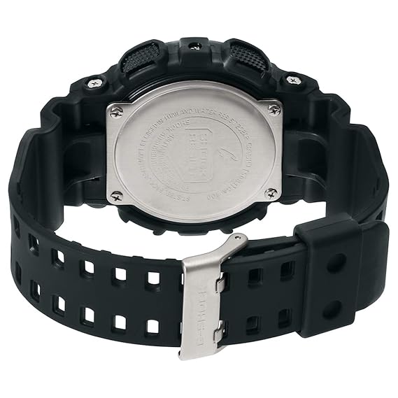 Casio G-Shock GA-100-1A1DR Analog-Digital Black Dial Men Watch Black Resin Strap G270