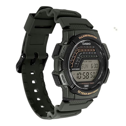 Casio Youth WS-1800-3AVDF Digital Clear Watch Men (A2534)