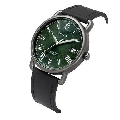 TIMEX Analog Watch for Men with Round Dial & Water Resistant Man's Wrist Watches TWEG25602