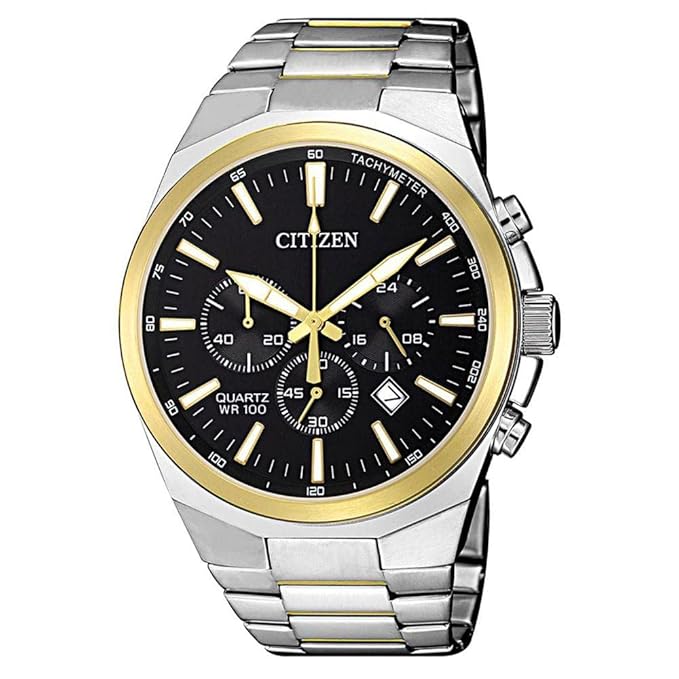 Citizen Stainless Steel Men's An8174-58E Silver Stainless-Steel Japanese Quartz Fashion Analog Watch