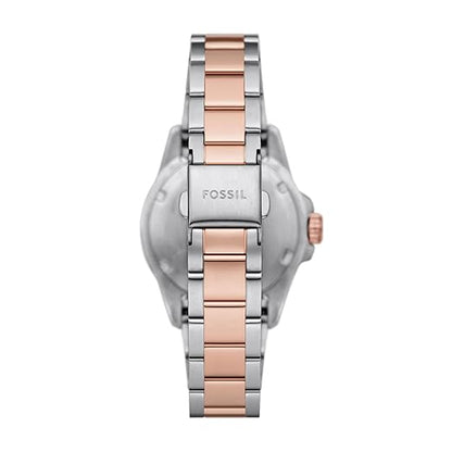 Fossil Blue Dive Two Tone Watch ES5348