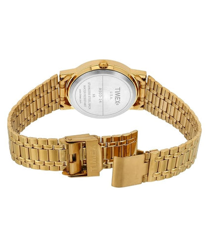 TIMEX Classics Analog Watch for Men with Round Dial & Water Resistant Man's Wrist Watches A503