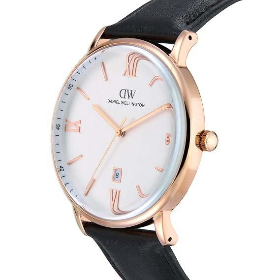 Daniel Wellington Round 42mm White Dial Analog Men Watch - DW0DG1802