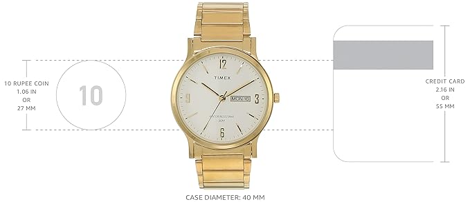 TIMEX Trendline Round 39mm White Dial Analog Watch  - For Men TW000R435