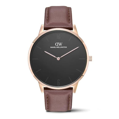 Daniel Wellington Round 42mm Black Dial Analog Men Watch - DW0DG2001
